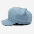thumbnail image 5 of Women Cat Ear Wool Beret Hat – Soft Warm French Style Painter Cap, Cute Japanese Fashion Beret Hats for Women, Casual Streetwear Accessory for Autumn and Winter Outfits, 5 of 8