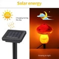 thumbnail image 4 of 9leds solar energy Mushroom String Light Lamp For Garden Party Decoration, 4 of 9