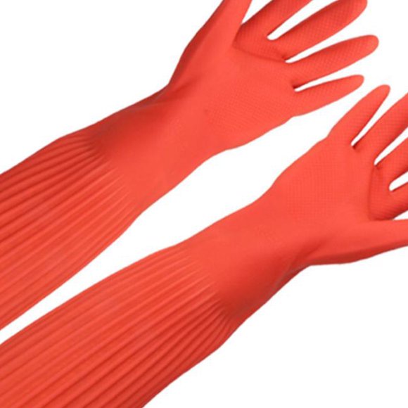 Latex Gauntlets,56cm Latex Gauntlets Aquarium Wear Resistant Gloves Protective Gloves Smart Functionality
