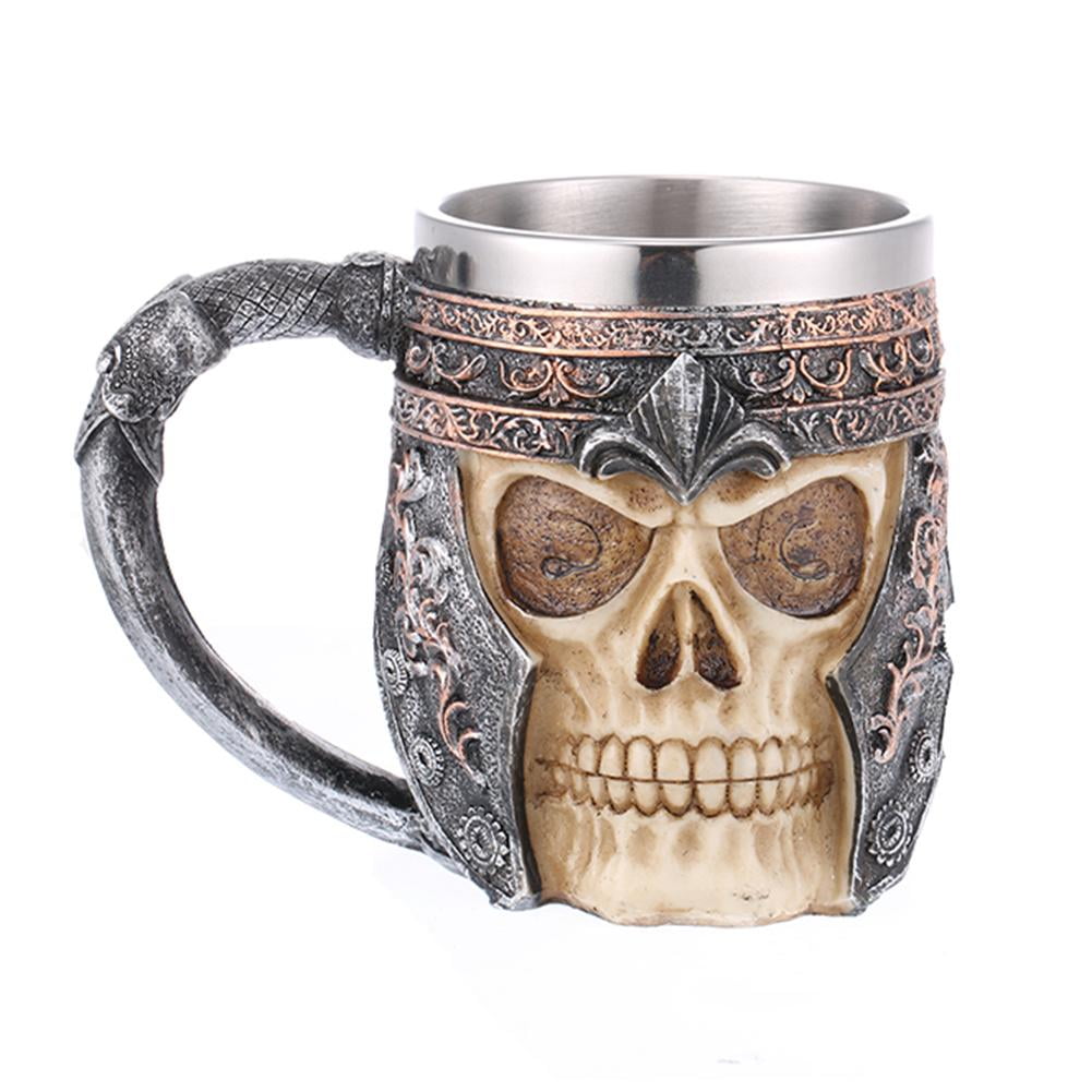 Creative Horror Skull Hand 3D Goblet Resin Wine Cup for Halloween Party HA