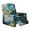 Blue and Yellow-Marble Print, variant on LedBack Marble Print Recliner Chair Covers Washable Non Slip Lazy Boy Recliner Covers Stretch Reclining Covers with Storage Pocket, Black and Gold