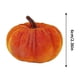 thumbnail image 5 of Juego de 6 calabazas de espuma de terciopelo artificial | Decoración de otoño Calabazas de imitación Champán marrón anaranjado | Mini acento de mesa realista para Halloween Acción de Gracias Otoño |, 5 of 7