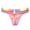 Red, variant on Women Panties Seamless Sheer Mesh Thong Lightweight Bikini Underwear Women BU1 L