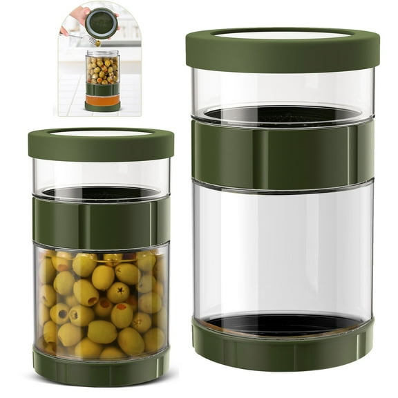Food Storage Containers,Glass Jar 1 Gallon Fermenting Crock With Airlock Lid Wide Mouth Kimchi/Sauerkraut Storage Container