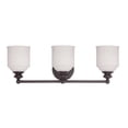 thumbnail image 2 of Melrose by Brian Thomas 3-Light Bathroom Vanity Light in English Bronze, 2 of 3