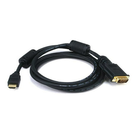Monoprice Hdmi Cables - Monoprice 6ft 28AWG HDMI to M1-D (P&D) Cable, Black