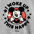 thumbnail image 3 of Disney - Mickey & Friends - I Woke Up This Happy - Wink - Toddler And Youth Long Sleeve Graphic T-Shirt, 3 of 5