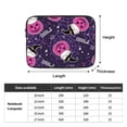 thumbnail image 4 of LNWH Cute Cat Cartoon Animals Funny Pattern Laptop Sleeve, Notebook Computer Pocket Tablet Briefcase Carrying Bag, 17 inch Laptop Case, 4 of 8