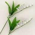 thumbnail image 2 of Simulated Lily of the Valley Flower Bouquets Set of 2 for Effortless Decoration, 2 of 6