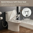 thumbnail image 5 of MaceratingFlo Rear Outlet Toilet with Tornado Flush, Back Discharge Toilet with Soft-Close Seat, 7" Rough-In, Extension Pipes Included, 5 of 11