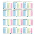 thumbnail image 4 of Bxaolu 2026-2027 Wall Calendar - Includes January 2026 to June 2027, 18-Month Paper Wall Calendar 15 x 11.8 Inches.Thick Paper Hanging Calendar for New Year and Christmas Holidays To-dos ＆ Notes, 4 of 9