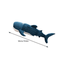 thumbnail image 2 of Cute Shark Plush Toy Big Fish Cloth Doll Whale Stuffed Children Birthday Gift Blue 50cm, 2 of 4