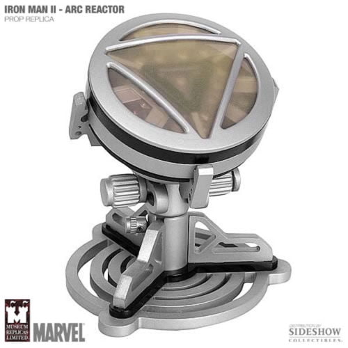 Marvel Iron Man Arc Ark Heart Pioneer Reactor Lights Figures Model Kits Decor 