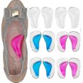 thumbnail image 1 of Gel Arch Support Pads Plantar Fasciitis Insoles. 6 Pairs Adhesive High Arch Pad, 1 of 5