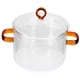 thumbnail image 5 of Olla de vidrio para fideos de cocina, olla de doble asa para cocinar fideos instantáneos, olla de cocina, 5 of 6