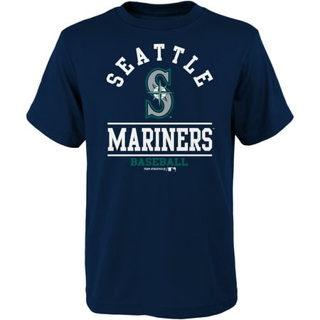 - Youth Navy Seattle Mariners Arch T-Shirt