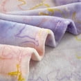thumbnail image 6 of Your Zone 16 " Huggable Unicorn Pillow & 50" x 60" Throw Set, Pink, 6 of 8