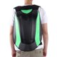 thumbnail image 5 of Mochila impermeable Bolsa de almacenamiento de gran capacidad Cáscara dura de PU con tira reflectante para montar Acampar Senderismo Estilo de fibra de carbono verde, 5 of 11