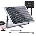 thumbnail image 1 of Cargador lento de batería solar ECO-WORTHY 25 W 12 V con controlador, 1 of 9