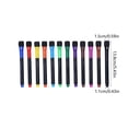 thumbnail image 3 of COM1950s Magnetic Whiteboard Markers 12 Pack, Fine Tip Dry Erase Markers with Eraser, Colorful Whiteboard Pens for Classroom, Office and Home, 3 of 6