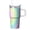 Texture-454, variant on 20oz Stainless Steel Tumbler with Handle, Geometric Design Double Wall Insulated Travel Coffee Cup Leak-Proof Straw