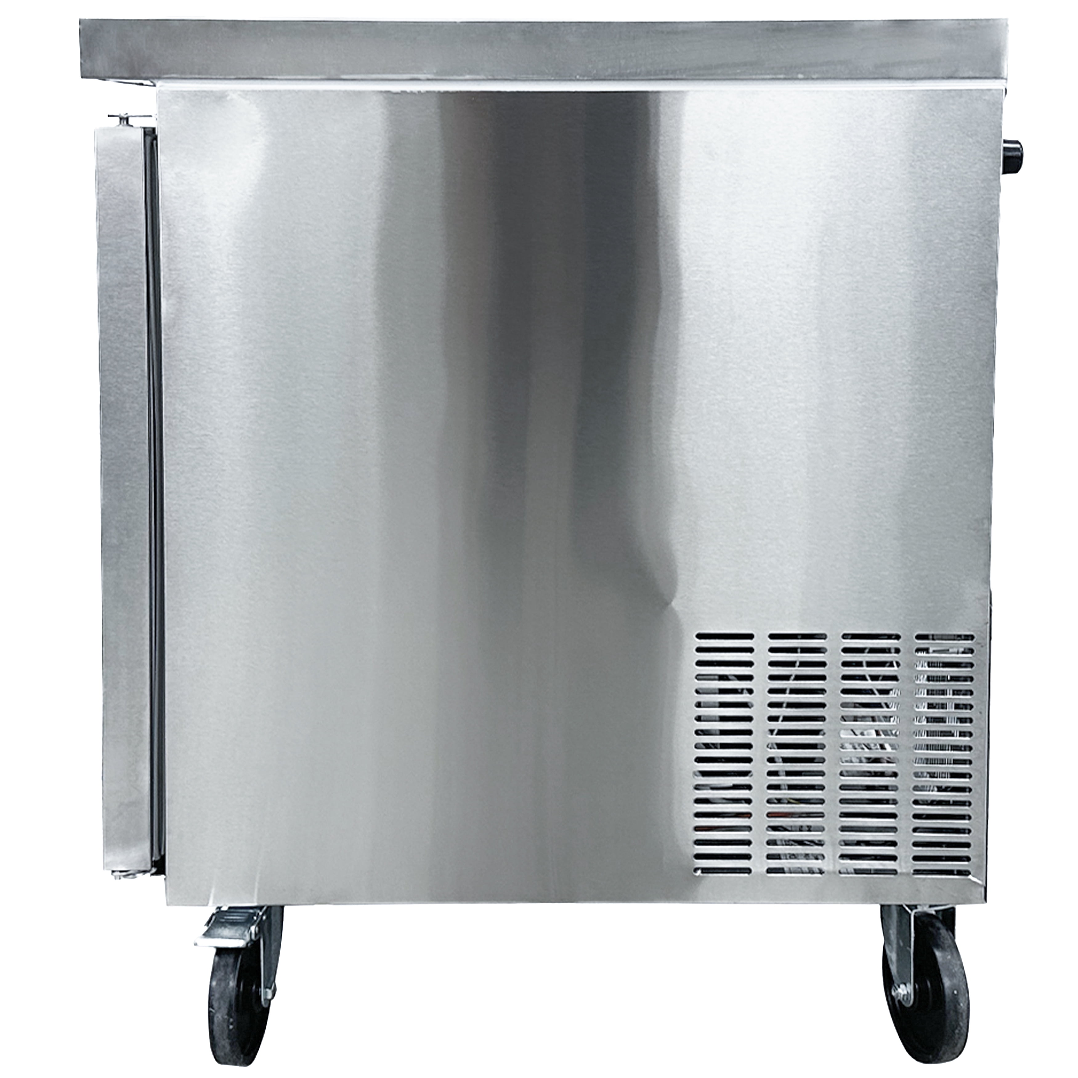 NSF 28 in. Commercial Freezer 7.2 Cu.Ft Undercounter Freezer Single Door Worktop Freezer