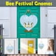 thumbnail image 5 of Letrero de bienvenida para puerta de entrada con guirnaldas, colgante con forma de corazón para el Festival de las Abejas Felices, 5 of 8
