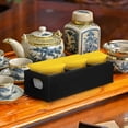 thumbnail image 3 of 1 Set Tea Bag Organizer Storage Box Multi-compartment Black Wood for Kitchen Use, 3 of 9