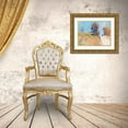 thumbnail image 3 of Streeton, Arthur 18x15 Gold Ornate Wood Framed with Double Matting Museum Art Print Titled - Sunlight (Cutting on a hot road), 3 of 4