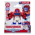 thumbnail image 2 of Transformers CYBERWORLD Cyber Changers Optimus Prime Action Figure, 2 of 10
