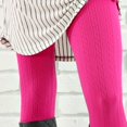 thumbnail image 3 of Cable Knit Fleece Lined Leggings | ( Sofra ), 3 of 32