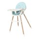 thumbnail image 2 of Silla alta para bebé, silla de alimentación con cojín de PU, cómoda, ajustable, silla de comedor para bebé multifuncional para niñas y niños Azul, 2 of 9