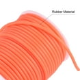 thumbnail image 4 of Uxcell Rubber Cord 27 Yards 3mm Dia 1.5mm Hole Orange Hollow Tubing for DIY Craft Making, 4 of 6