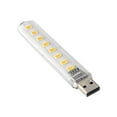 thumbnail image 2 of Wisewang Night Lights Portable 8 LED 200LM 3000K/7000K USB Interface Power Bank Lamp Warm 1Set, 2 of 6