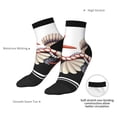 thumbnail image 6 of Fuzoiu Starfishes Shells Print Adult Socks, Crew Moisture-wicking Socks, Unisex Cushion Crew Socks,Casual Sports Ankle Socks, 6 of 7