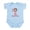 Sky Blue, variant on CafePress - I'm The Big Sister Princess Infant Bodysuit - Baby Light Bodysuit, Size Newborn - 24 Months