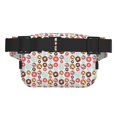 thumbnail image 3 of Fotbe Colorful Donuts Cangurera Cuadrada con Estampado de Doble Capa, Bolsa de Cintura Ajustable Mini para Hombres y Mujeres, 3 of 9