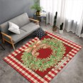 thumbnail image 3 of Alfombra para sala de estar, alfombra para dormitorio con diseño de Feliz Navidad, alfombra exclusiva para puerta antideslizante, 3 of 6
