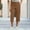 Coffee, variant on Lee Women's Austyn Relaxed Fit Cargo Capri Pants Knit Waist Stretch Comfort Casual Daily Outdoor Travel Work Pants