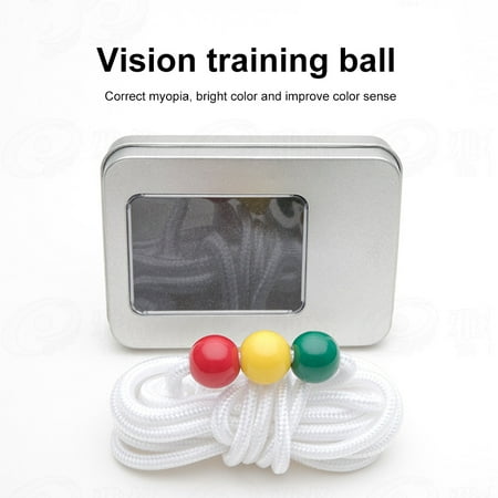 Brock String 3 Beads - Vision Convergence Training - Vision Training Vision Training Tool Vision Therapy Device Focus Training Convergence Insufficiency Convergence Eye Exercises
