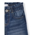 thumbnail image 3 of The Children's Place Baby & Toddler Girls Paperbag Waist Denim Shorts, Sizes 6M-5T, 3 of 3