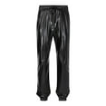 thumbnail image 2 of Men's Soft Comfy Loose Wide Leg Performance Sweatpants - Sports Running Cuffed Pants for Daily Use, 2 of 5