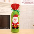 thumbnail image 1 of Funda navideña para botella de vino, adornos navideños para el hogar, Feliz Año Nuevo, regalos de Navidad, 2023, 2023, 1 of 4
