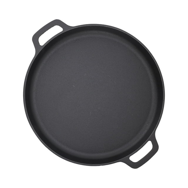 Pancake Flat Frying Pan Anti Stick Uniform Heating Thickened Cast Iron Pancake Flat Skillet for Kitchen