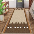 thumbnail image 2 of 2x6 FT Kitchen Runner Rugs Non Skid Washable, Faux Wool Rug Runners for Hallways Bathroom Carpet Runner, Soft Indoor Modern Floor Rug for Entryway Laundry Room, 2 of 11