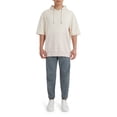 thumbnail image 3 of EPIC Studio Men's & Big Men's Ombre Dip Dye French Terry Short Sleeve Hoodie Sweatshirt, Sizes S-4XL, 3 of 9