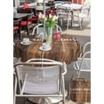 thumbnail image 5 of Outdoor Tablecloth with Umbrella Hole for Patio/Picnic/Party/Camping, Laundry Room Waterproof Table Cloth Round Cover Washable, Farmhouse Brown Wooden Simple Art (Dia 60"), 5 of 9