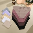 thumbnail image 4 of CUSTZ 9 Pack Women's Underwear Seamless Bikini Panties Low Rise Cheeky Underwear Stretch Hipster Brief for Ladies PT000001-1, 4 of 11