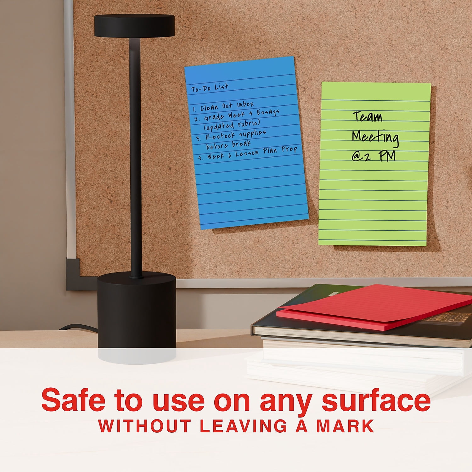 Staples Ultra Sticky Notes 4" x 6" Summer Breeze Collection Lined 45 Sheets/Pad 24 Pads/Pack