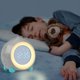 thumbnail image 3 of (Blanco) Reloj despertador para niños con números luminosos, luz LED, reloj despertador con luz nocturna, despertador con volumen ajustable para la mañana y la noche, reloj despertador recargable por, 3 of 5